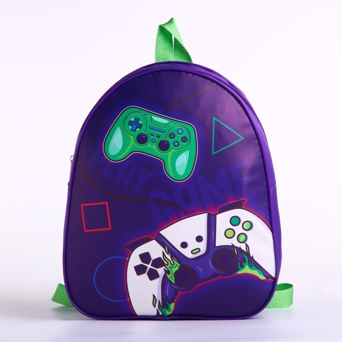 Рюкзак детский для мальчика &laquo;Играй&raquo;, 30х25 см