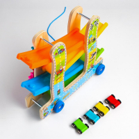 Автотрек 3 в1 &laquo;Каталка, крутилка и автотрек&raquo;, 9 &times; 25 &times; 28 см