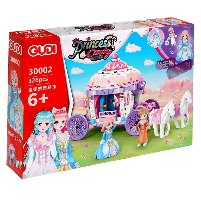 Конструктор Принцессы &laquo;Зефирная карета&raquo;, 326 деталей
