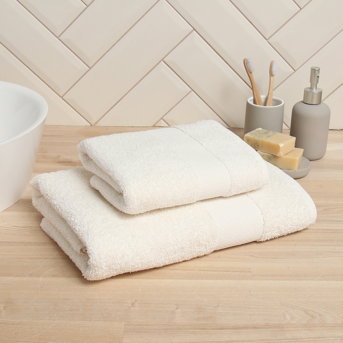 Полотенце махровое LoveLife Полотенце махровое LoveLife "Нежность" 70*140 см, цв. белый, 100% хлопок, 450 гр/м2