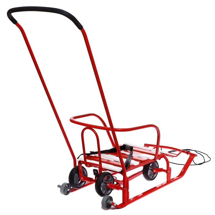 Санки &laquo;Тимка 5 универсал&raquo;, цвет алый