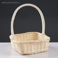 Набор корзин, 3 шт, 24×24×10/30, 19×19×8/26, 17×17×6/19 см, ротанг Набор корзин, 3 шт, 24×24×10/30, 19×19×8/26, 17×17×6/19 см, ротанг