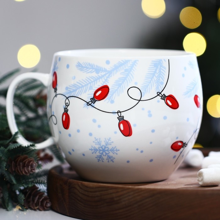 Новый год. Кружка керамическая &laquo;Сказка&raquo;, 600 мл