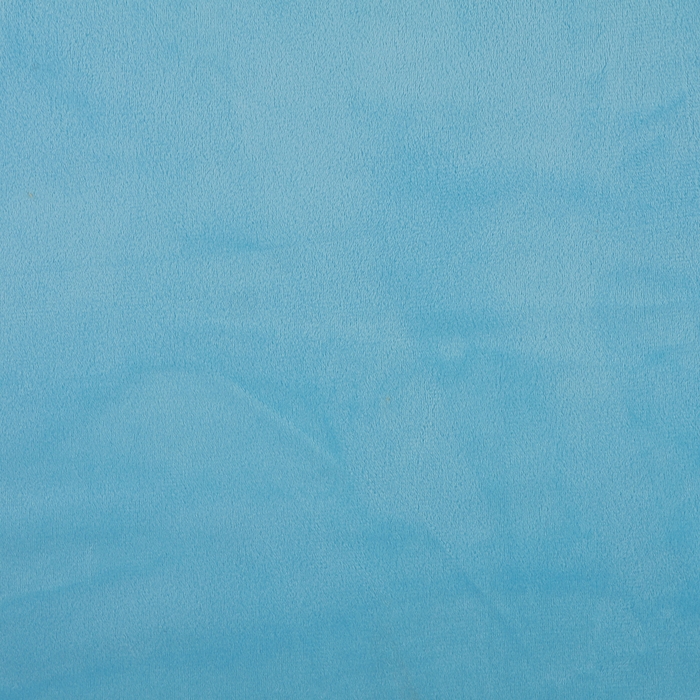 Лоскут для рукоделия, плюш, голубой, 50 &times; 50 см