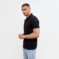 Футболка (поло) мужская MINAKU REGULAR FIT: цвет чёрный, р-р 50 Футболка (поло) мужская MINAKU REGULAR FIT: цвет чёрный, р-р 50