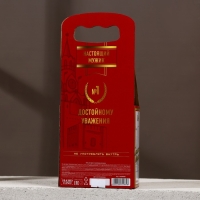 Подарочный набор косметики &laquo;Отличному мужику&raquo;, гель для душа и шампунь для волос во флаконах водки, 2 х 250 мл, Новый Год