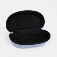 Футляр для очков на молнии, длина 17 см, цвет голубой Футляр для очков на молнии, длина 17 см, цвет голубой