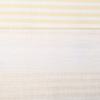 Комплект штор для кухни Доляна "Пчёлки", 150х180 см - 2 шт,  рогожка 164 г/м2, 100% хл