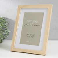 Фоторамка МДФ "Ellis" 15х20 см, с паспарту, натуральный 76716 Фоторамка МДФ "Ellis" 15х20 см, с паспарту, натуральный 76716