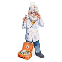 Плакат вырубной "Айболит" 49 х 39 см Плакат вырубной "Айболит" 49 х 39 см