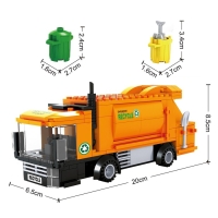 Конструктор &laquo;Город. Переработка отходов&raquo;, 233 детали