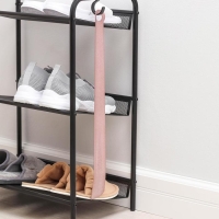 Ложка для обуви Solomon, 50 см, толщина 1 мм, металл, цвет МИКС