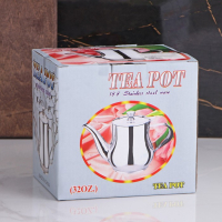 Чайник заварочный из нержавеющей стали «Султан», 0,9 л, 201 сталь, цвет хромированный Чайник заварочный из нержавеющей стали «Султан», 0,9 л, 201 сталь, цвет хромированный