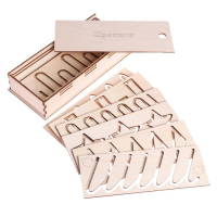 Трафареты для рисования &laquo;Прописи&raquo;, набор 9 шт.