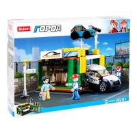 Конструктор Город &laquo;Конвейерная автомойка&raquo;, 323 детали