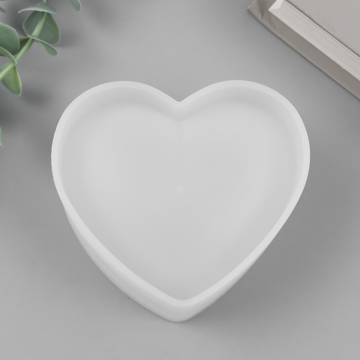 Молд силикон Молд силикон "Сердечко объёмное" 8х7,5х3,9 см