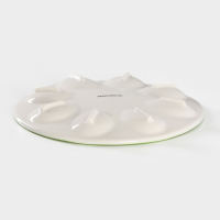 Подставка фарфоровая для яиц Доляна «Зелёный сад», d=19,5 см Подставка фарфоровая для яиц Доляна «Зелёный сад», d=19,5 см