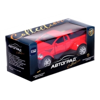 Машина металлическая &laquo;Раптор&raquo;, открываются двери, 1:32, инерция, цвет красный