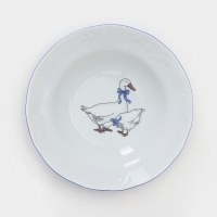 Набор фарфоровых тарелок «Гуси», 12 предметов: 6 супниц 350 мл, 6 плоских тарелок d=20 см, рисунок микс Набор фарфоровых тарелок «Гуси», 12 предметов: 6 супниц 350 мл, 6 плоских тарелок d=20 см, рисунок микс