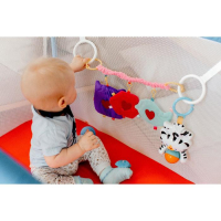 Растяжка - погремушка мягкая на кроватку/коляску &laquo;Малышка&raquo;, Крошка Я