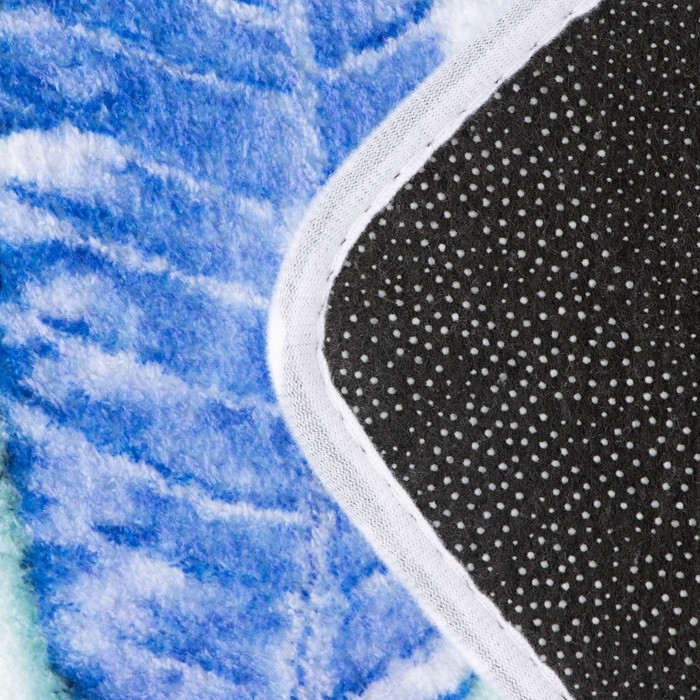 Коврик для ванной и туалета SAVANNA &laquo;Гранд&raquo;, 50&times;80 см, цвет голубой