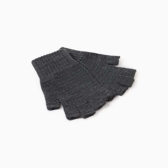 Перчатки (митенки) женские, цвет серый, 18 Перчатки (митенки) женские, цвет серый, 18