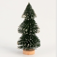 Новый год! Миниатюра кукольная &laquo;Ёлочка со снегом&raquo;, набор 3 шт., размер 1 шт. &mdash; 8 &times; 4 &times; 4 см