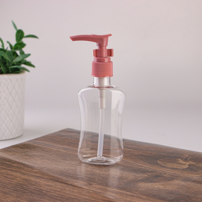 Бутылочка для хранения, с дозатором, 100 мл, цвет МИКС Бутылочка для хранения, с дозатором, 100 мл, цвет МИКС