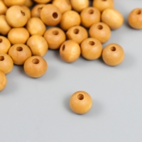 Бусины для творчества дерево "Натуральный" d-0,8 см, набор 20 гр Бусины для творчества дерево "Натуральный" d-0,8 см, набор 20 гр