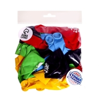 Воздушный шар латексный 12" &laquo;День рождения&raquo;, праздн. тематика, пастель, 25 шт.