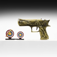 Сувенирное оружие "Пистолет" резинкострел, 15см Сувенирное оружие "Пистолет" резинкострел, 15см