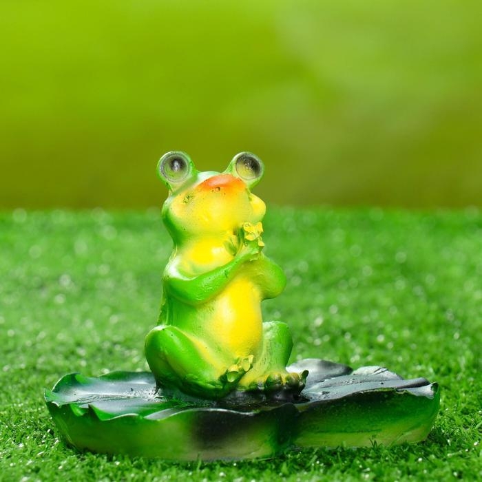Садовая фигура Садовая фигура "Лягушка хлопает" 15х10см