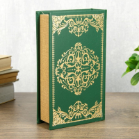 Сейф дерево книга кожа тиснение "На удачу в делах и бизнесе" 21х13х5см Сейф дерево книга кожа тиснение "На удачу в делах и бизнесе" 21х13х5см