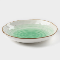 Тарелка глубокая фарфоровая Доляна &laquo;Космос&raquo;, 550 мл, d=21,5 см, цвет белый