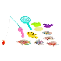Рыбалка &laquo;Красивые рыбки&raquo; 9 рыбок, удочка, сачок