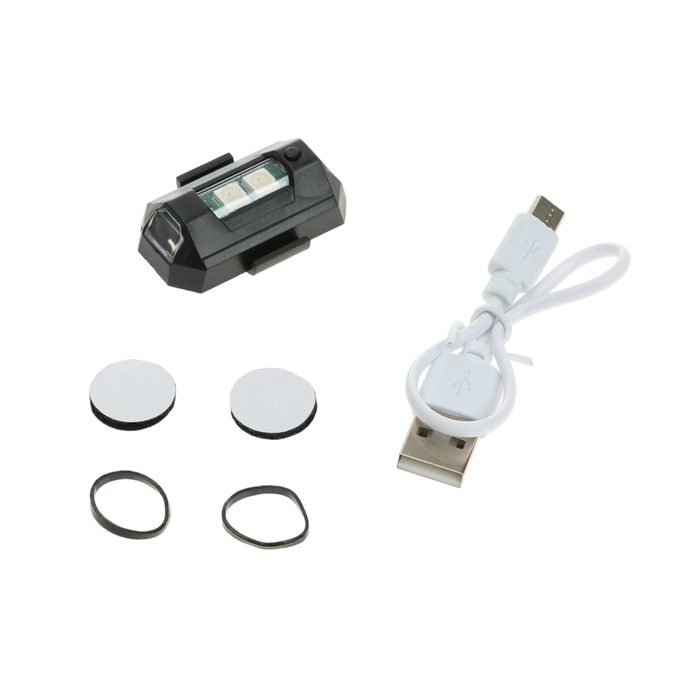 Стробоскоп светодиодный RGB 7, 90 мАч, 4×2,8×1,5 см, магнитный Стробоскоп светодиодный RGB 7, 90 мАч, 4×2,8×1,5 см, магнитный