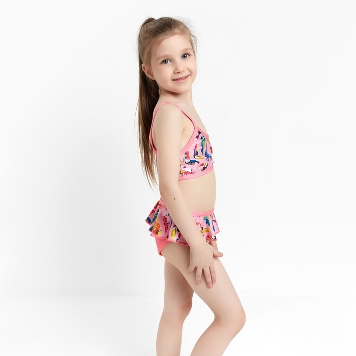 Купальник раздельный для девочки, цвет розовый, рост 92-98 см Купальник раздельный для девочки, цвет розовый, рост 92-98 см