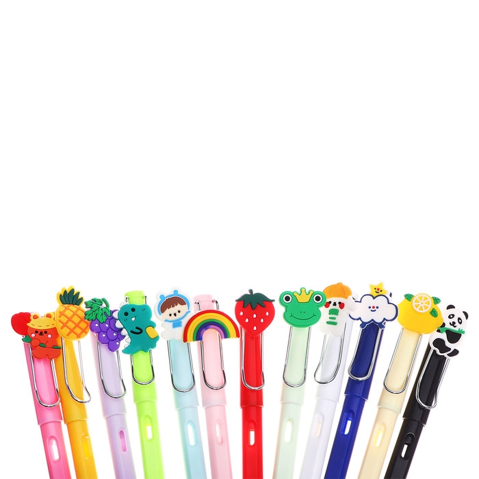 Набор карандашей, 12 цветов, вечные, резиновый декор, Calligrata Набор карандашей, 12 цветов, вечные, резиновый декор, Calligrata