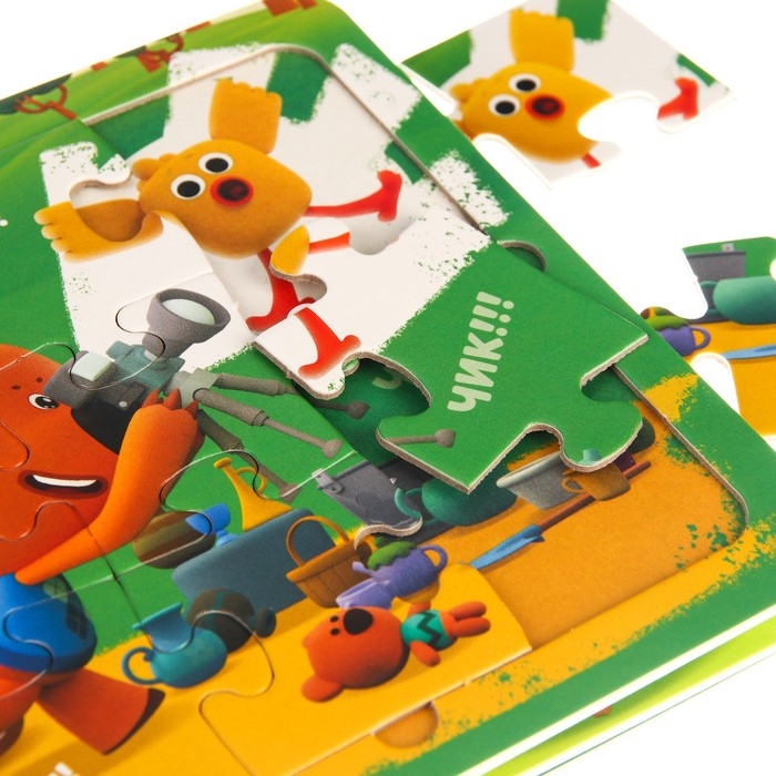 Книга картонная с пазлами «Фотоохота», 12 стр., Ми-Ми-Мишки Книга картонная с пазлами «Фотоохота», 12 стр., Ми-Ми-Мишки