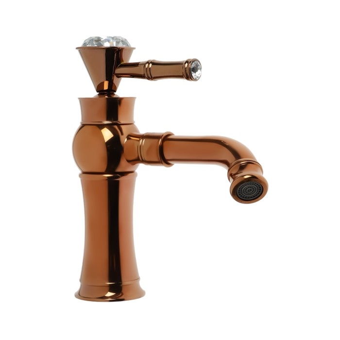Смеситель для раковины ZEIN Z3788, дизайнерский, однорычажный, картридж 35 мм, цвет медный Смеситель для раковины ZEIN Z3788, дизайнерский, однорычажный, картридж 35 мм, цвет медный