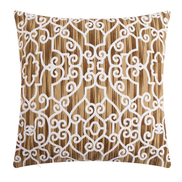 Наволочка декоративная 40х40 см, Pattern beige, 100% хлопок Наволочка декоративная 40х40 см, Pattern beige, 100% хлопок