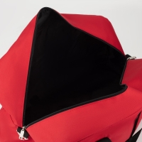 Сумка дорожная женская на молнии TEXTURA, большой размер, цвет красный Сумка дорожная женская на молнии TEXTURA, большой размер, цвет красный