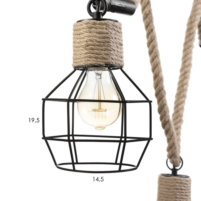 Светильник BayerLux Светильник BayerLux "Аксел" 3хЕ14 40Вт черный 100х70-150см