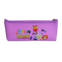 Пенал школьный на молнии "Зверушки", МИКС Пенал школьный на молнии "Зверушки", МИКС