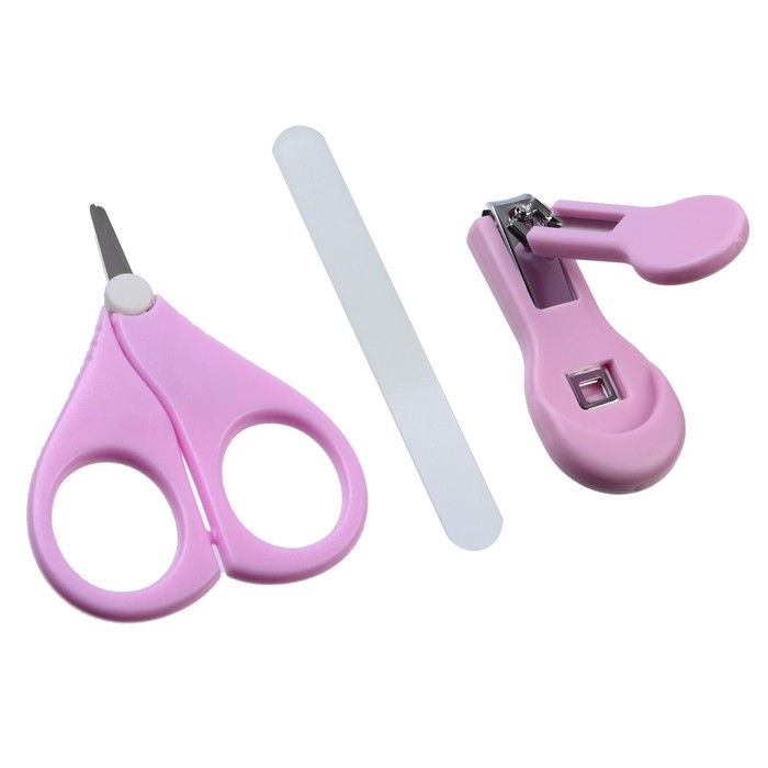 Маникюрный набор детский для самых маленьких &laquo;Зайка&raquo; (ножницы+щипчики+пилка)