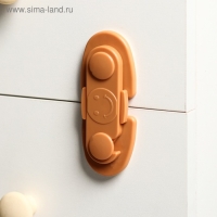 Блокиратор для дверей и ящиков, цвет коричневый, Крошка Я