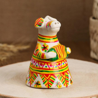 Филимоновская игрушка колокольчик «Собачка» Филимоновская игрушка колокольчик «Собачка»