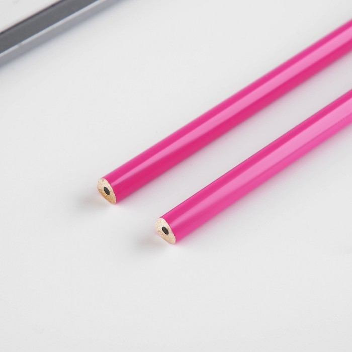 Подарочный набор &laquo;Аниме&raquo;, карандаши 2 шт, ластики 2 шт, блокнот