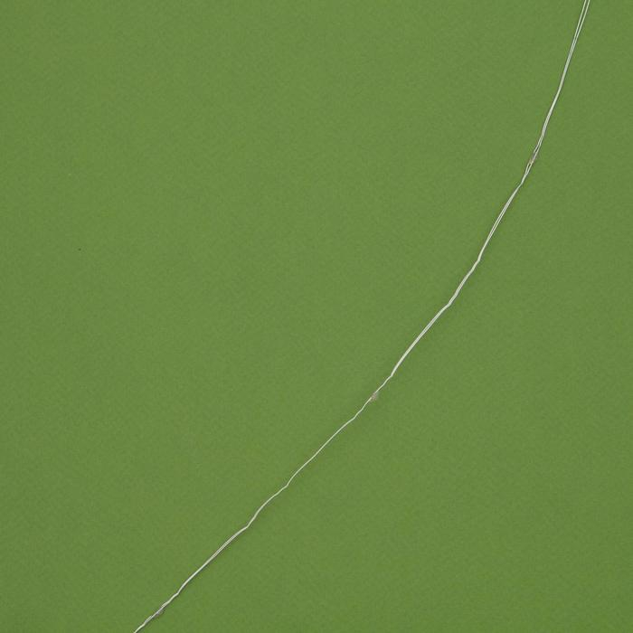 Гирлянда &laquo;Нить&raquo; 20 м роса, IP44, серебристая нить, 200 LED, свечение тёплое белое, 2 режима, солнечная батарея