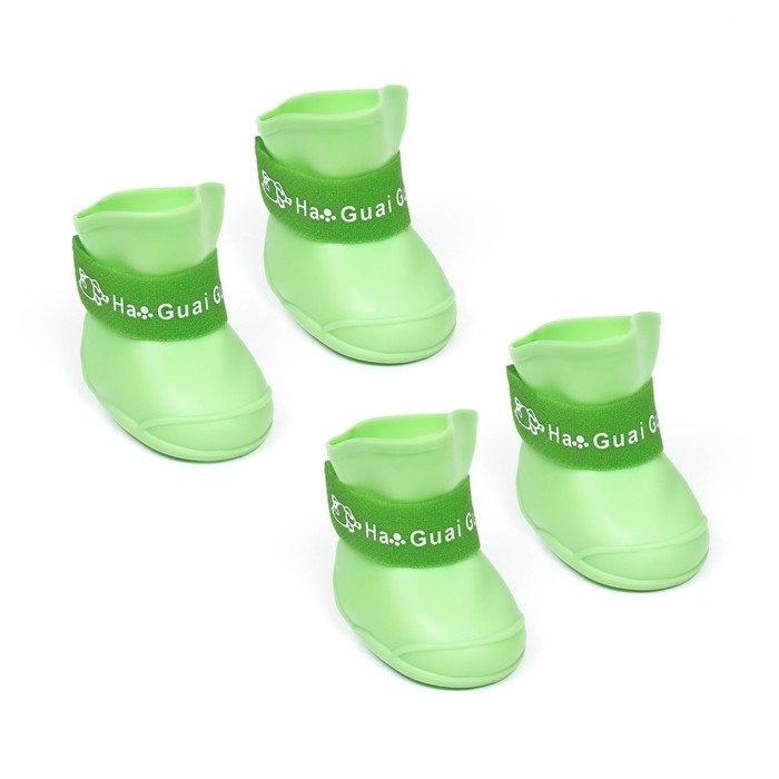 Сапоги резиновые Сапоги резиновые "Вездеход", набор 4 шт., р-р L (подошва 5.7 Х 4.5 см), зелёный